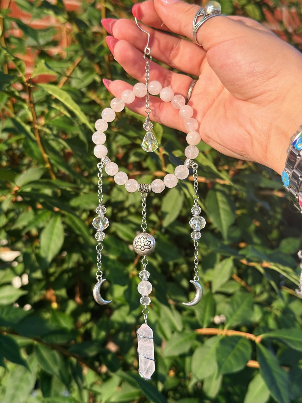 Clear Quartz Suncatcher
